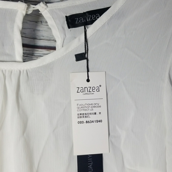 NWT Zanzea sheer lace fringe swim bikini cover up - Picture 4 of 7